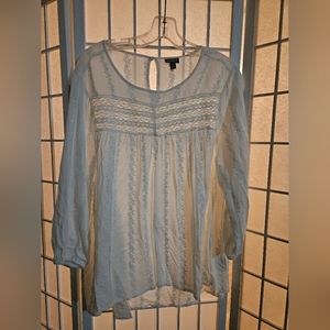 Torrid long sleeve blouse